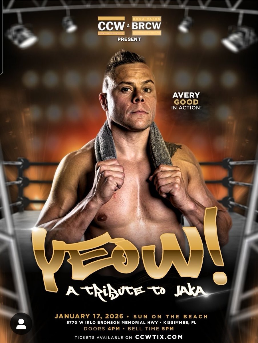 VeryGoodProWres's tweet image. Boots getting laced up in 2 days.  #TributeToJaka