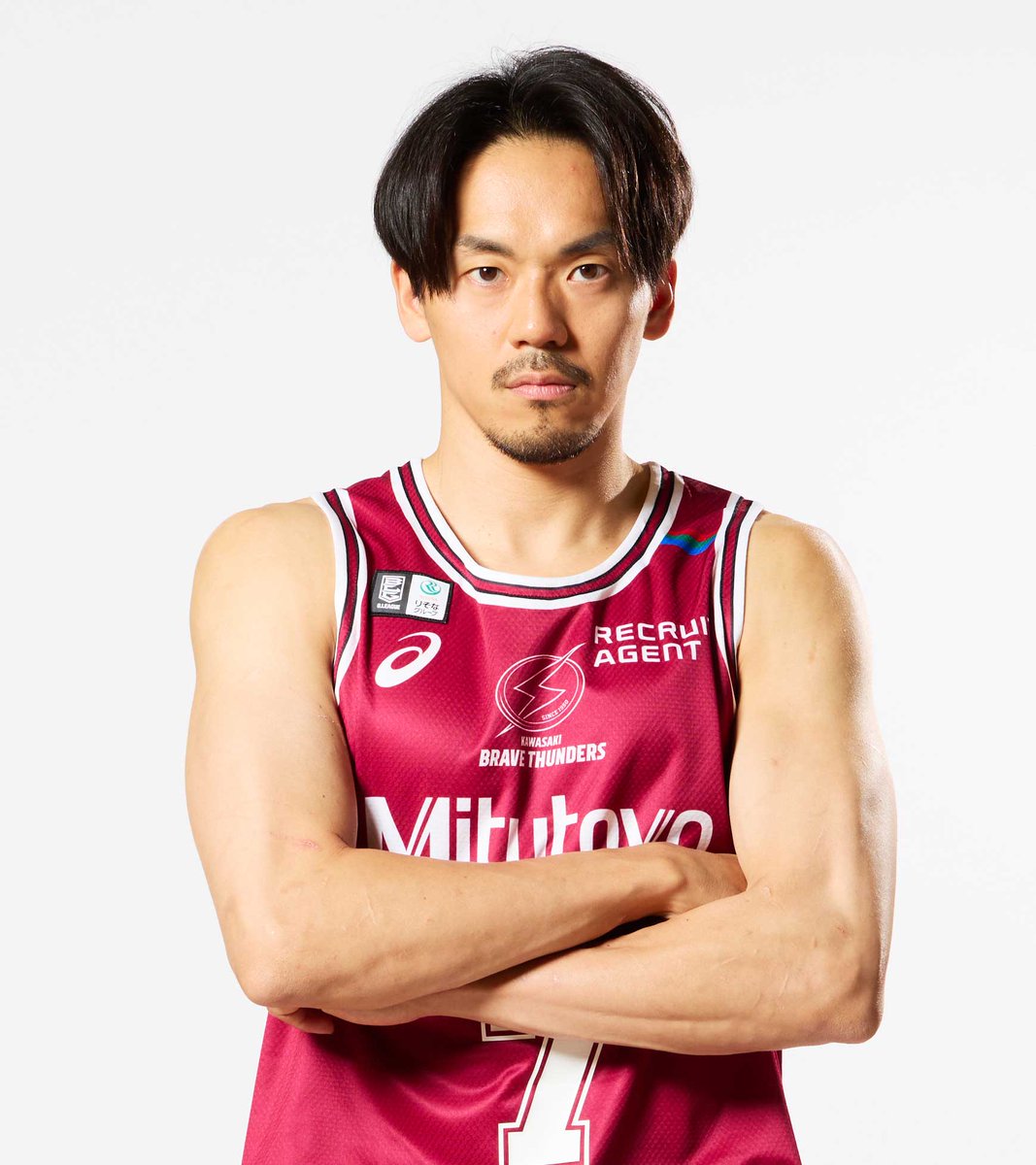 会見待ちの篠山竜青選手🐉⚡ 同い年・金丸晃輔選手(佐賀)と📸 #Bリーグ
