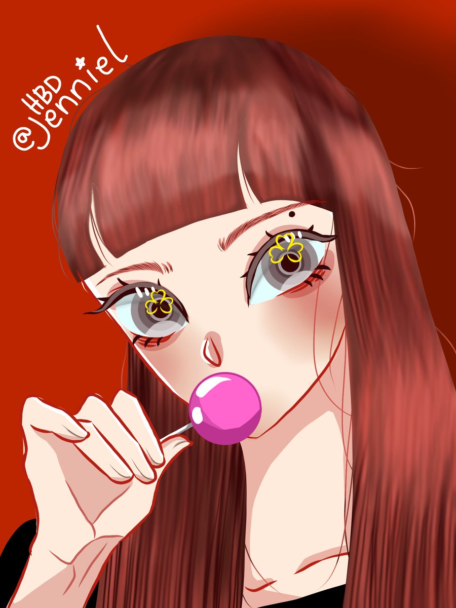Jenniel's tweet image. thank you @heechuol for the beautiful drawing, it made my birthday feel warmer and brighter 😋 let’s make everyone feel the jennie effect today &amp;gt;__&amp;lt;