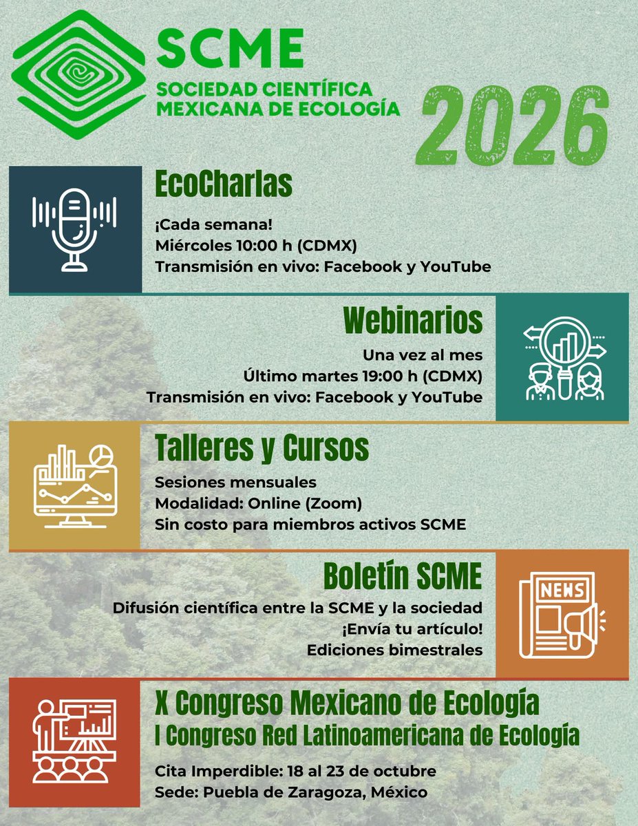 Sociedad Científica Mexicana de Ecología tweet media