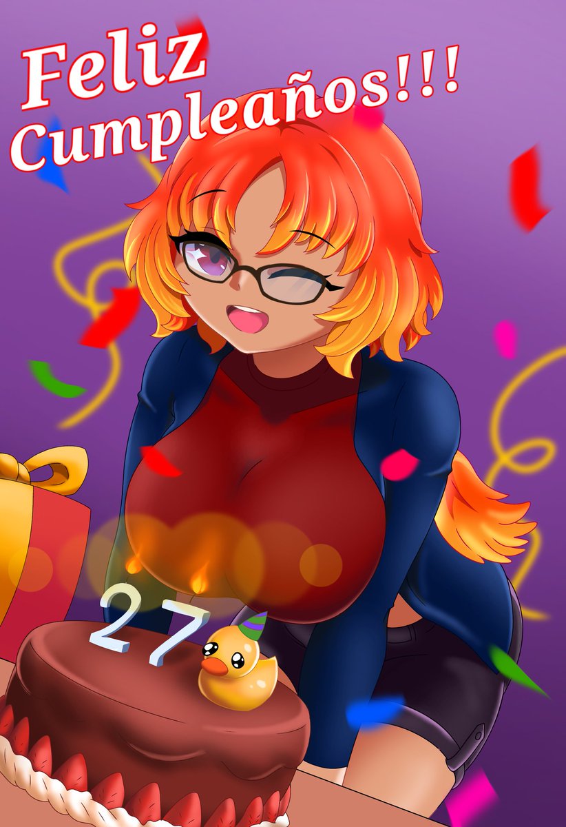 Comision by: <a href="/SonorusLight/">Sonoruslight | Vtuber Fenix 🔥🐤</a> 🐤🧡
.
Dibujo del pollo asado con sobre peso 😋💙✍️
#sonorusfanarts #vtuber