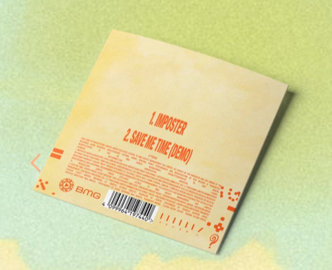 Next very small giveaway. 
Win an Imposter single. Just comment if you're interested. International,  ends on 23rd January. 
Please share this giveaway 🩷