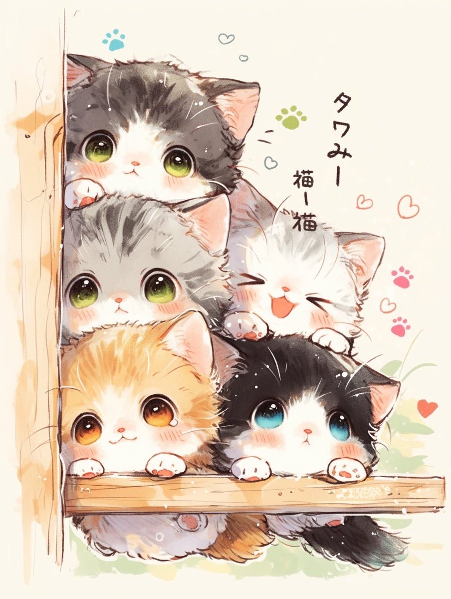 偶然の産物✨タワみー♡猫？ー猫？