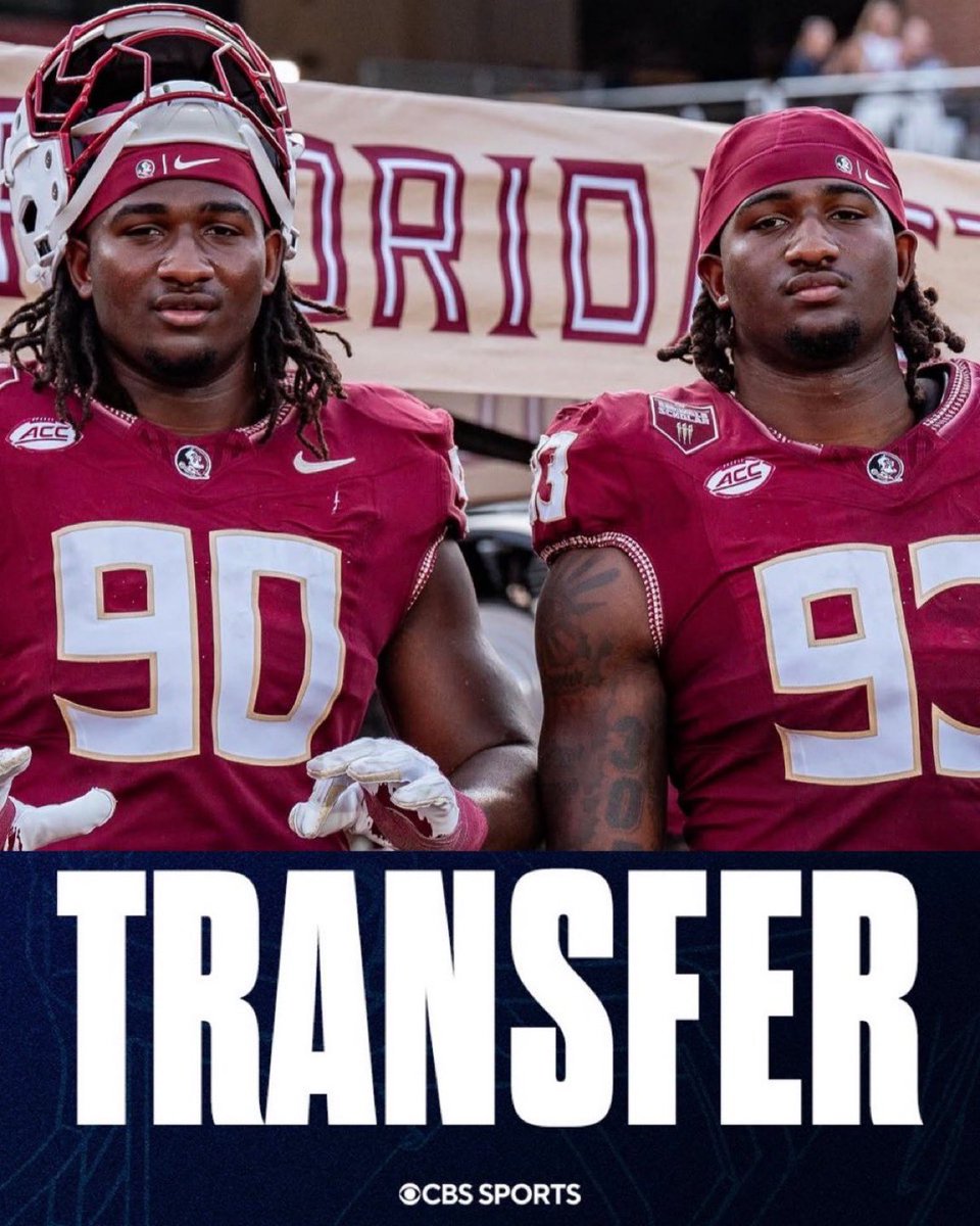 mzenitz's tweet image. Florida State star edge rushers Mandrell and Darryll Desir have agreed to massive new NIL deals with FSU and will be withdrawing from the transfer portal, their agency @LAASportsEnt tells @CBSSports.

They’d ranked as two of the top players in the transfer portal.