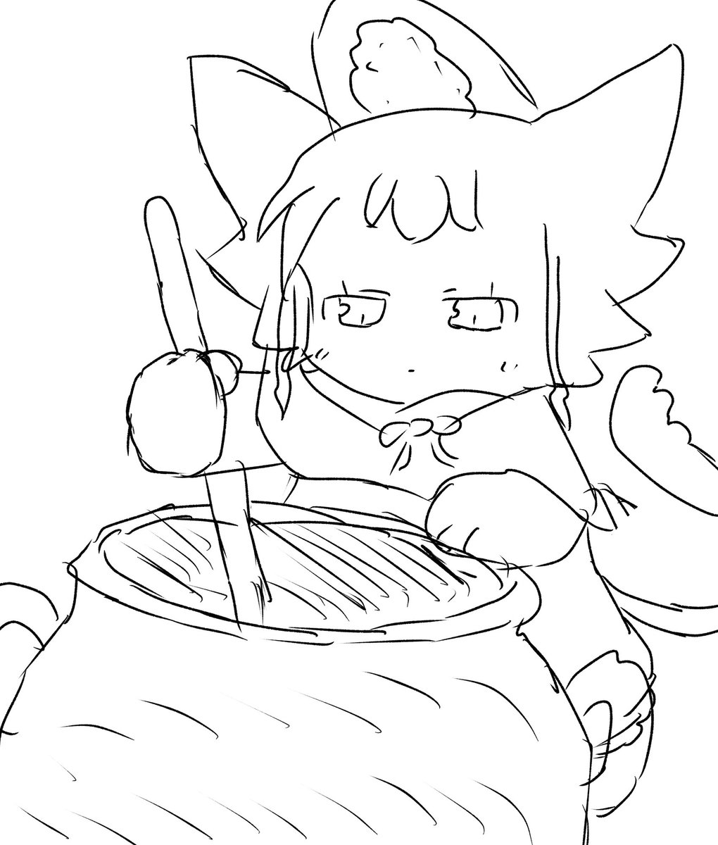 下描きはたくさんあるのに清書してるやつが全然ない
これは混ぜ混ぜアリスさん
トレスでも何でも良いからこれの完成形を誰かに描いてほしい