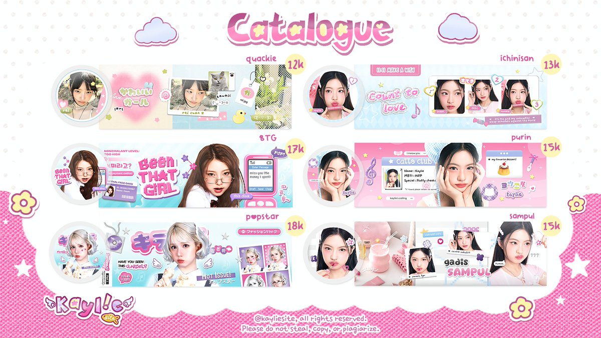 kayliesite's tweet image. ♫ㅤ۪ ʾ ๑👚🍥⠀repost will be cherished!⠀♥︎ 

(⠀my kiosk: open⠀) 💭🌷 “...살살!”  for lovers of trinkets, this space offers fancy profile layout ☆ 제발 check full catalogs on reply! __ :3 🐇🎼 ⁺ ᪈  come here,  99.9% lucky-hearts  &amp;lt; 4 you! &amp;gt; 🍀

#zonauang 16