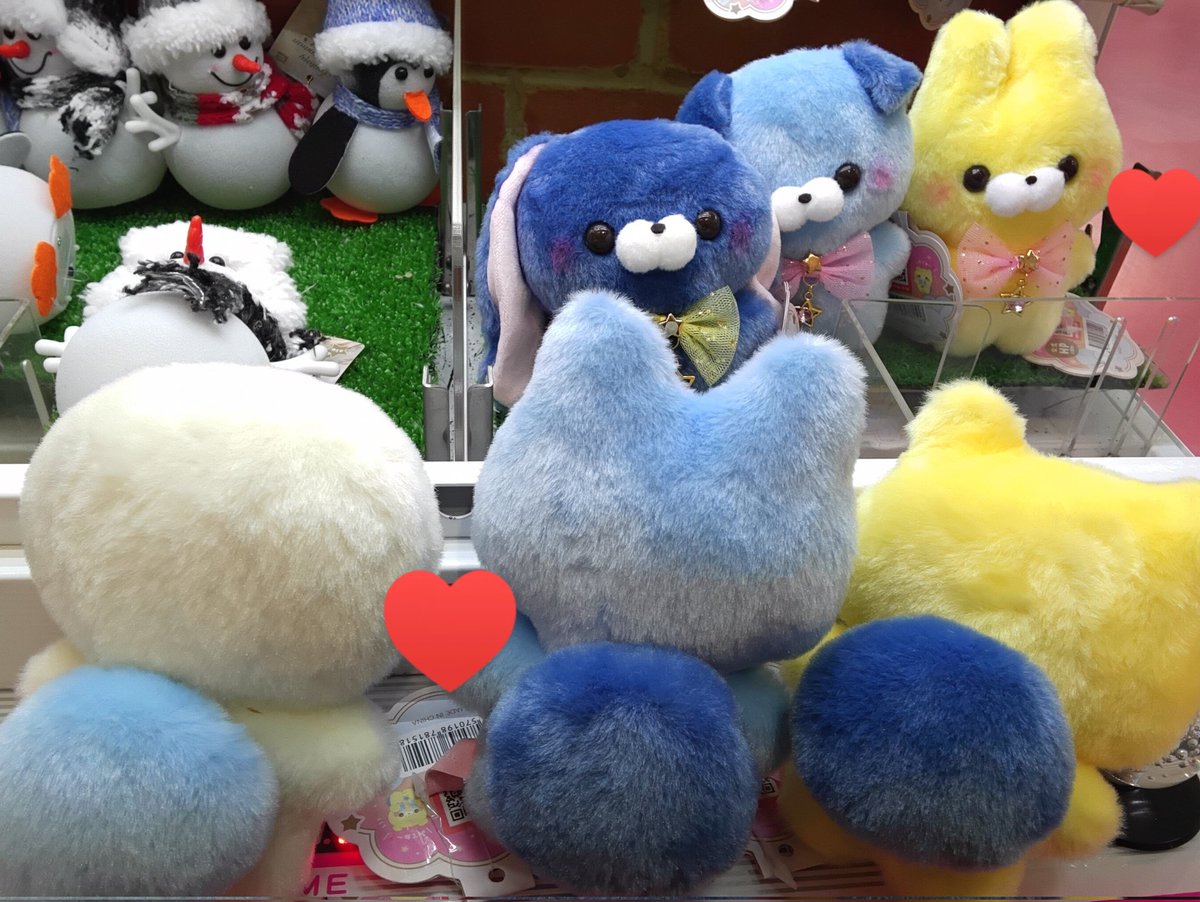 景品入荷情報📣
#すくっとたっちさん　可愛いほしぞらマスコット入荷しました🥰
胸元にはキラリと光る☆リボンチャームが付いてて可愛さ増しましですd(^-^)
しっぽもカラフルになってうしろ姿まで可愛すぎます😻
ぜひ気になった人は遊びに来てください🐾🐾😺🐶🐇🦭🦦
#namcoフジグラン宇部店