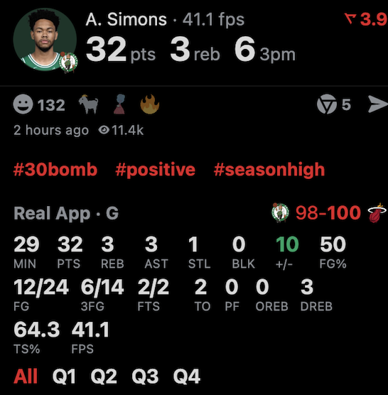 Banner19otw's tweet image. Anfernee Simons I am speechless