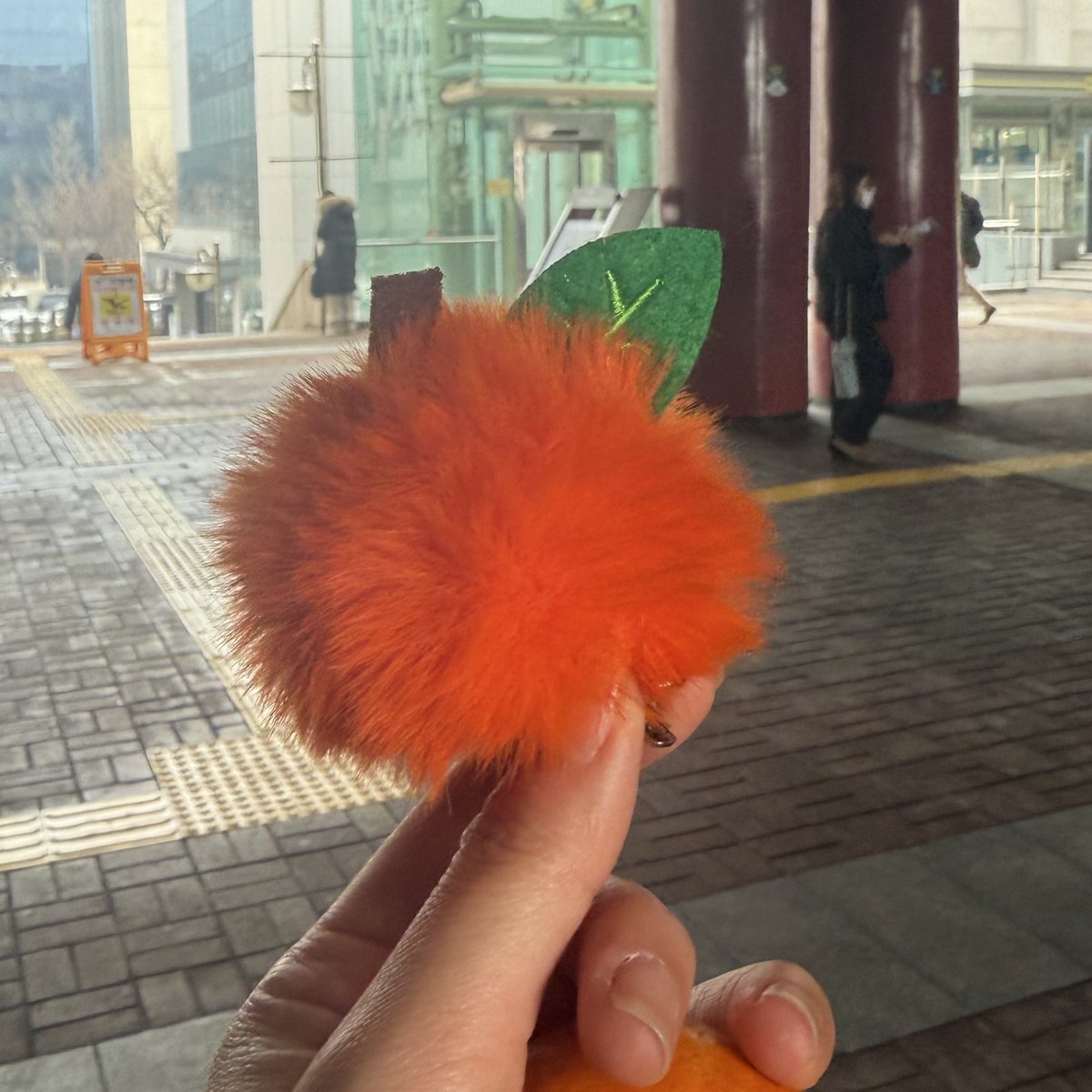 kwansources's tweet image. they are giving out tangerines &amp;amp; clips at music bank today in celebration of seungkwan's birthday!! he's so loved 😭🍊

"directly shipped from jeju 116% sweetness"

📸 _summer_boo