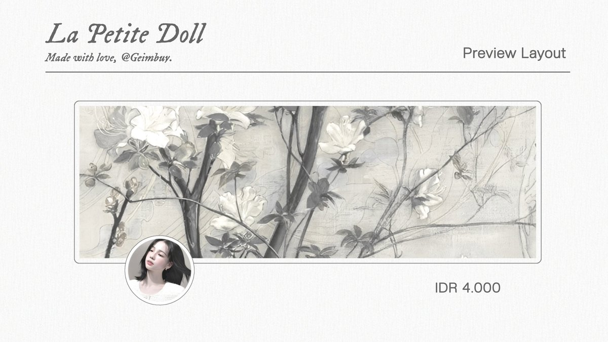 Geimbuy's tweet image. ㅤㅤ
help  repost,  thankyou  so  much.

petite  doll  colection :  17  Layout 
ready      stock    karina   &amp;amp;  winter.
price  on  pict.  scroll  for  more, ❤︎

—————   #zonauang  #zonaba  
ㅤㅤ