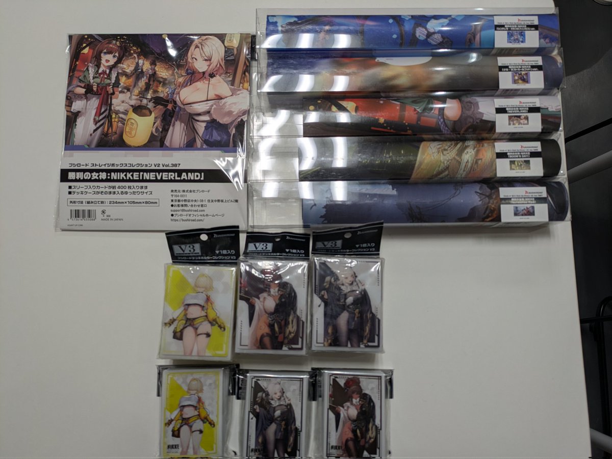 新商品】 ブシロードより「勝利の女神：NIKKE」のカードサプライが本日