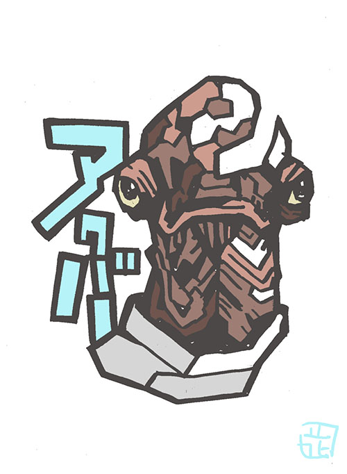 「このタッチで映画イラスト アクバー提督 #スターウォーズ #starwars フ」|花小金井正幸＠喫茶宝石箱での個展。2023年開催予定のイラスト