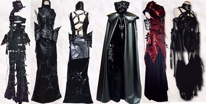 bab0oshk44's tweet image. Yukari Ohba’s designs for several visual kei artists