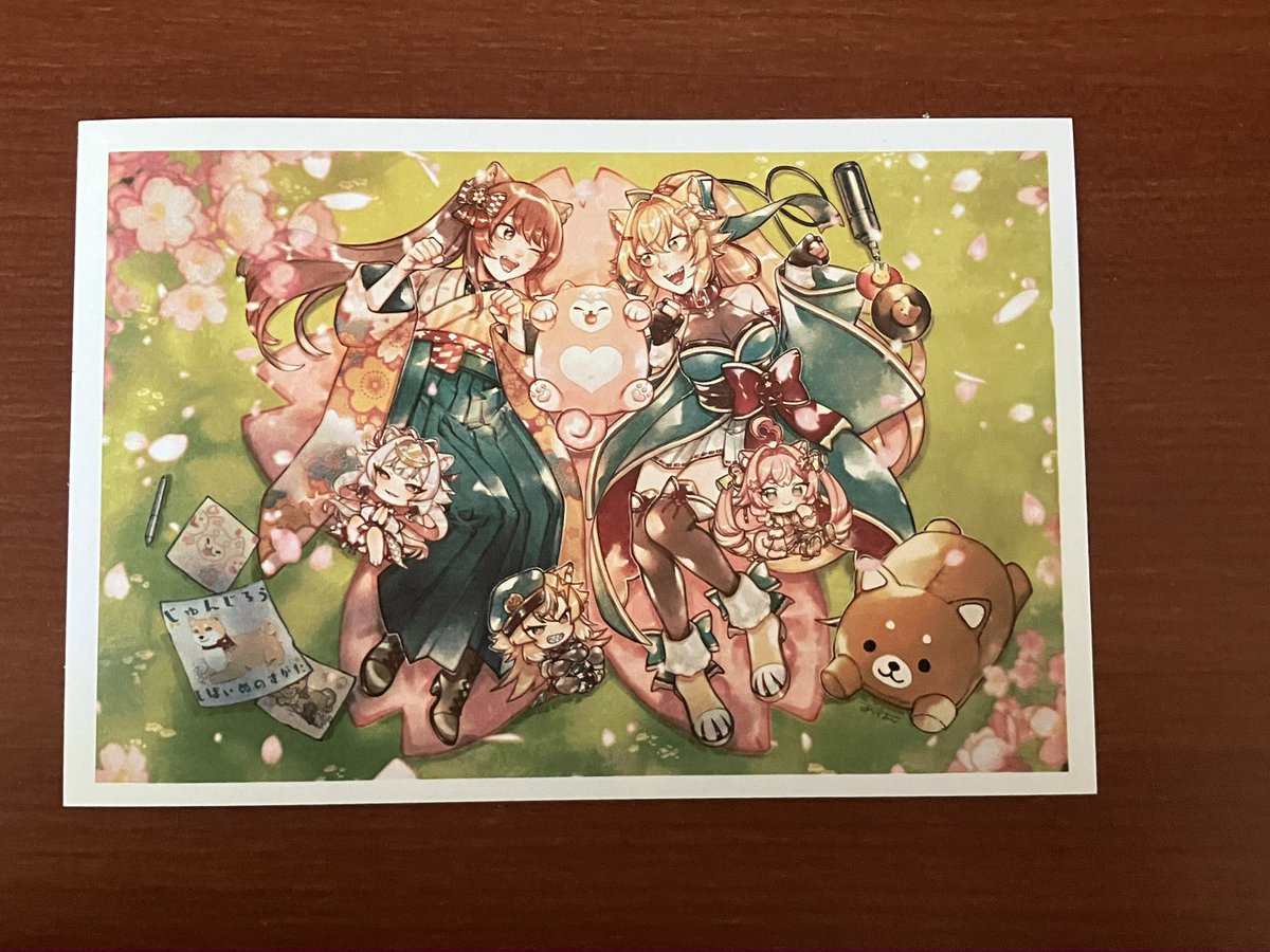 本日じゅんじろうさんのポストカードお迎えしました〜！！ とっても