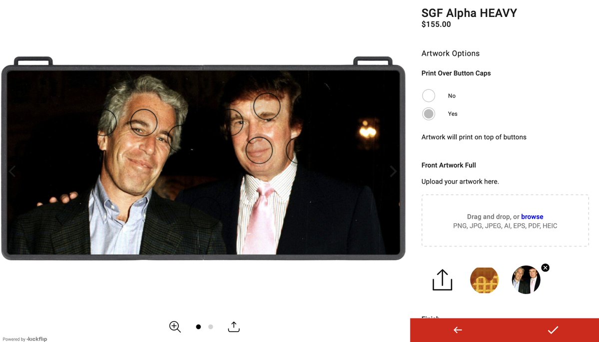 SGFDevices's tweet image. SGF Alpha is on sale, and our customizer makes it easy to get delivered pre-customized with any image you already have! Our advanced printing process ensures that the image printed on your controller is so durable and vibrant, even the feds couldn't hide it!…