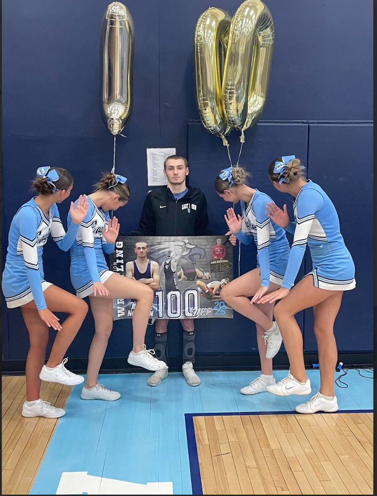 EU_CSD's tweet image. Congratulations to East Union Junior wrestler, Justice Norman, who picked up his 100th career WIN at tonight's HOME Quad!!!