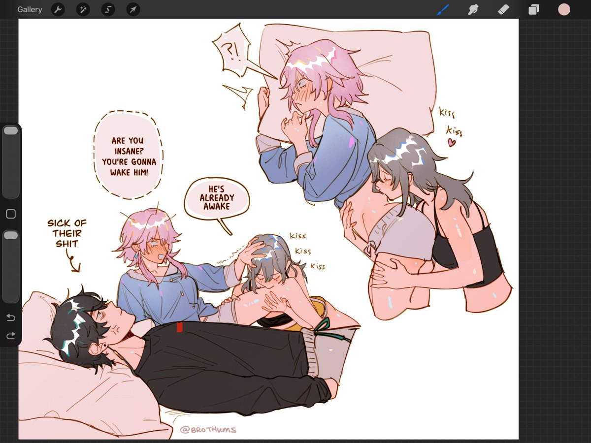 moogmuu's tweet image. bro stelle does not give a gaf #hsr