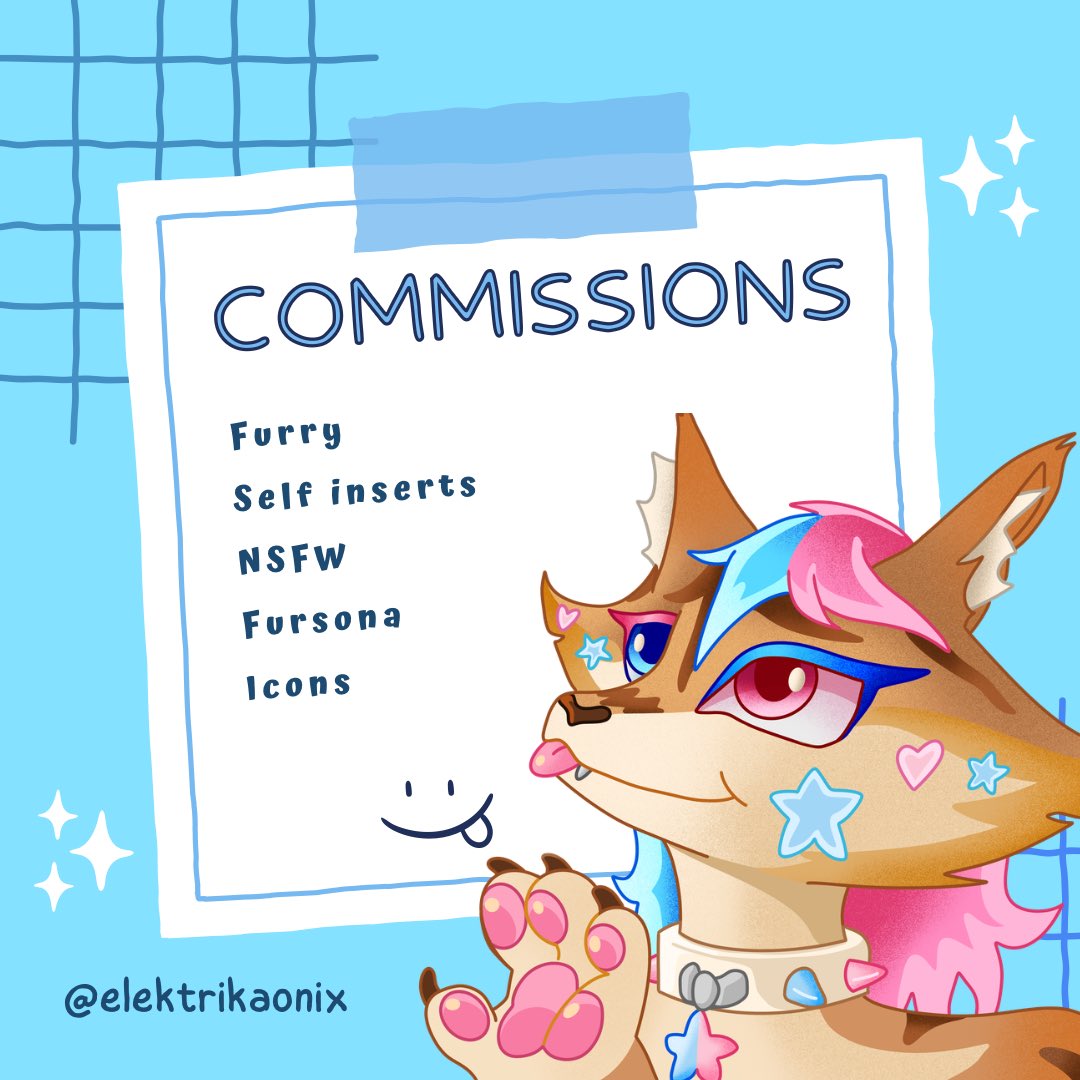 ElektrikaOnix's tweet photo. Hi there!! My commissions are OPEN, shoot me a DM if u’re interested :D https://t.co/vkLzq9vvtA