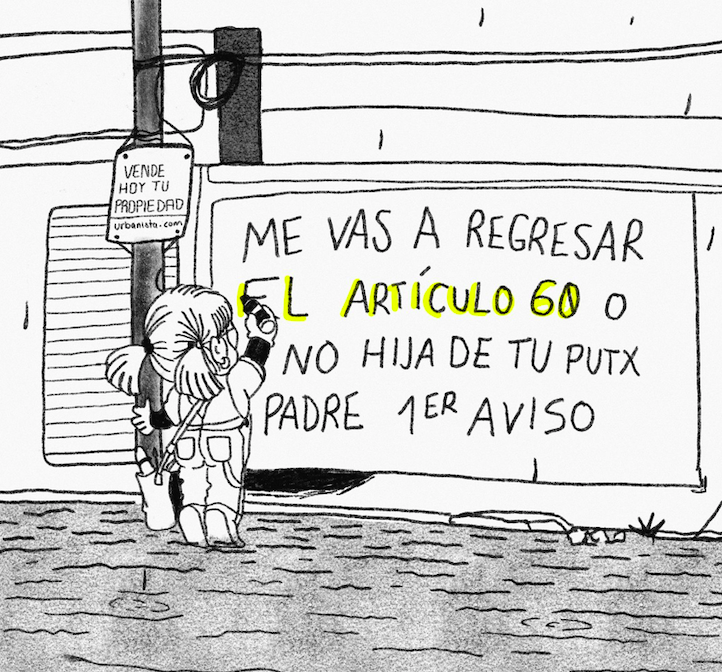 Un mensaje para la ministra en cuestión.
(imagen de lagrimas_lacrimogenas_)