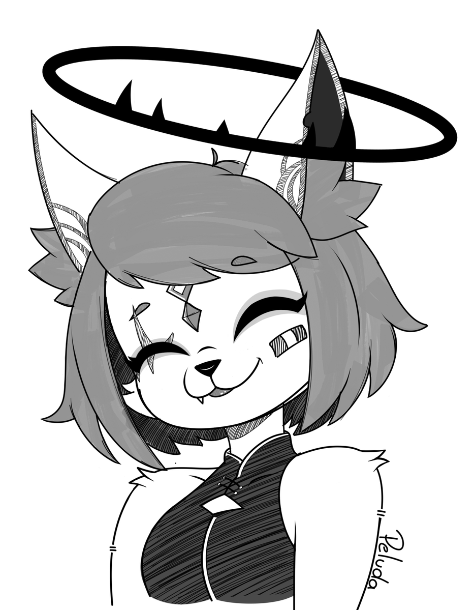 Peluda2205's tweet image. Estaba aburrido en la hora de la comida jaja

Una Kimi con cabello corto... Eh Epic? 👀
#KimikoFiveTails #furrygirl #fortnite