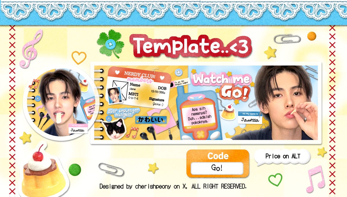 CherishPeony's tweet image. Help repost ya, makacii! :3
#zonaba #zonauang 

Aloooo, yuk kenalan sama 6 template layout designed di bawah yang akan Audrey UFS lusa nanti! &amp;gt;__&amp;lt; apabila ada yang kurang aman boleh sampaikan di DM ya. 🍎☀️🍀
