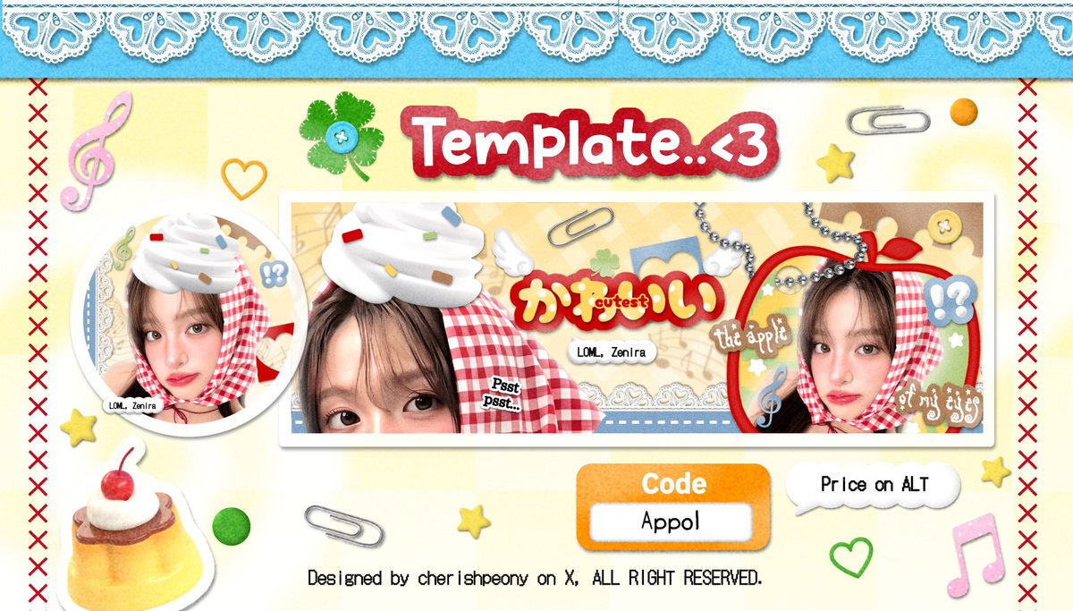 CherishPeony's tweet image. Help repost ya, makacii! :3
#zonaba #zonauang 

Aloooo, yuk kenalan sama 6 template layout designed di bawah yang akan Audrey UFS lusa nanti! &amp;gt;__&amp;lt; apabila ada yang kurang aman boleh sampaikan di DM ya. 🍎☀️🍀