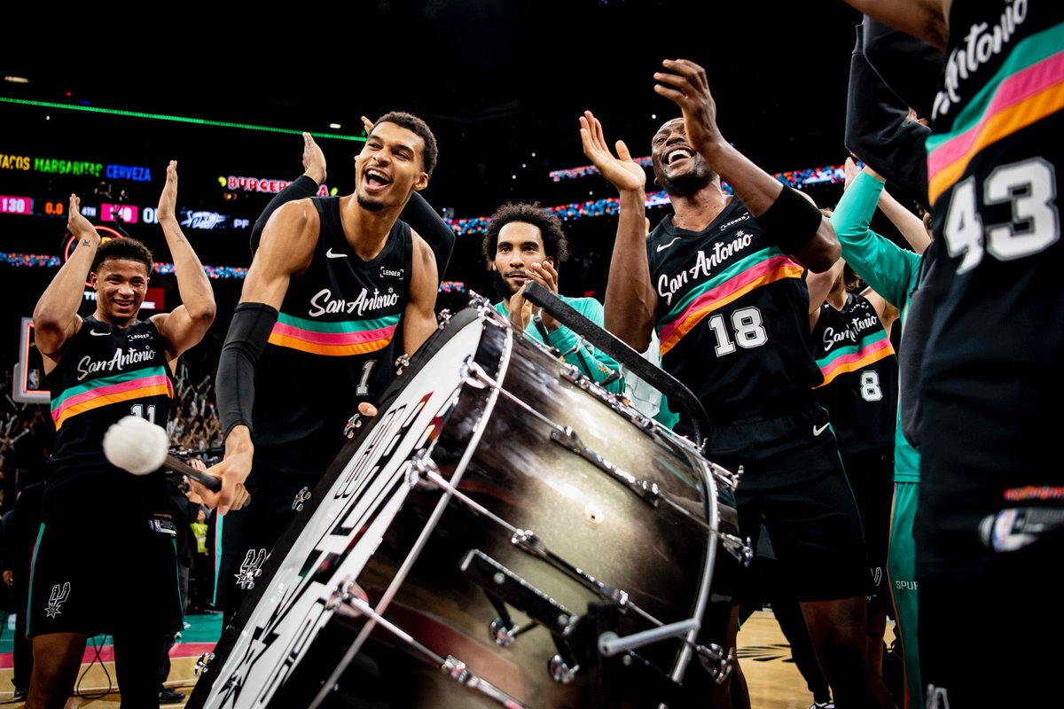 The Spurs are now 28-13 halfway through the season.

- 2nd seed in the West
- 3rd best record in the league
- 56 win pace
- #3 ranked defense and #9 ranked offense
- Got to the NBA Cup final
- Won the season series v OKC

All while having an abundance of injuries.

41 more. GSG.