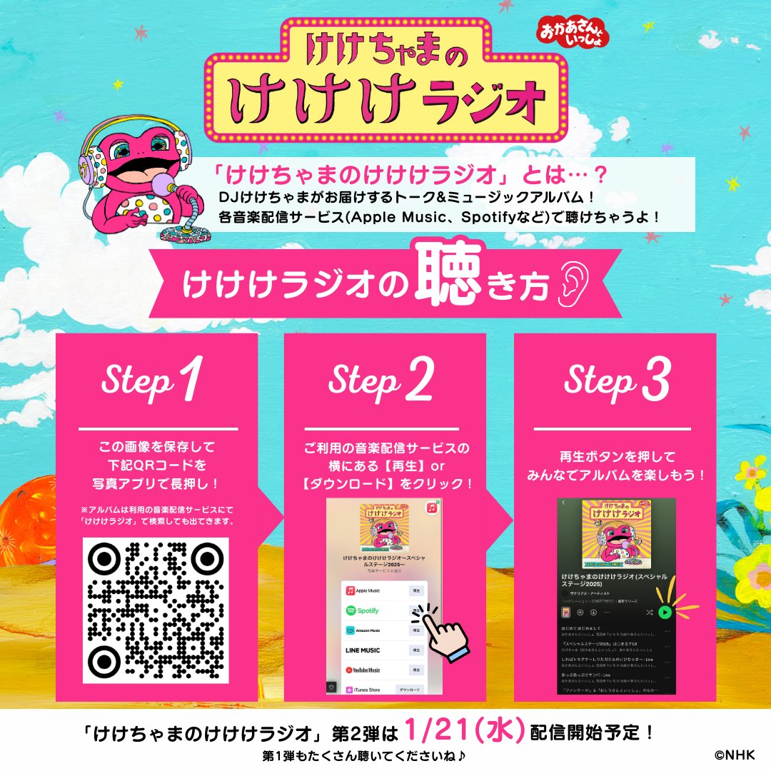 けけちゃまのけけけラジオ 第二弾 🚂☀️おでかけスペシャル🧺🎶 1/21