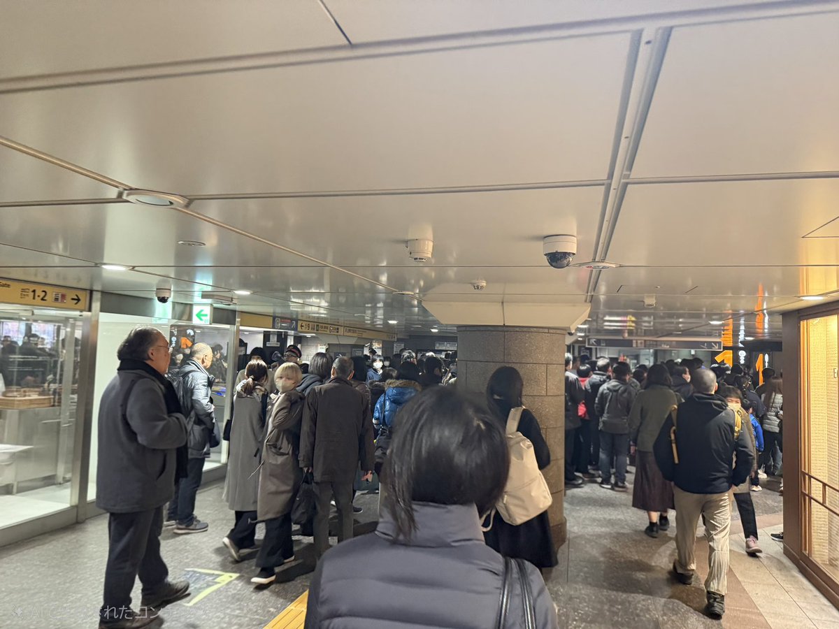 be_flat_'s tweet image. メトロ上野駅のカオスな状況
#山手線 #京浜東北線運転見合わせ