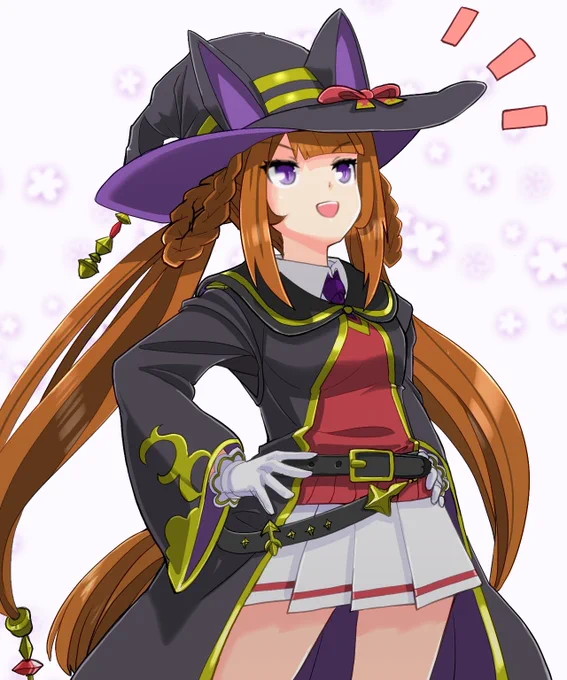 副題とかに「魔女」が使われるアニメのラッシュにご満悦のスイーピー 「ついに魔女の時代が来たわね!」 #ウマ娘 #スイープトウショウ #umamusume