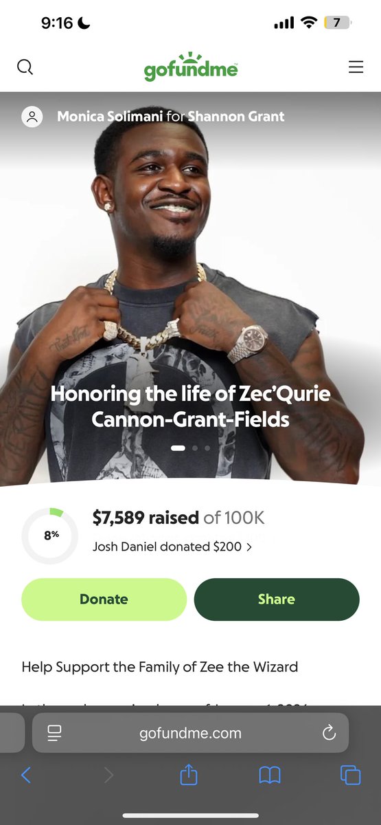 Bro stop feeding into that shii loon, They Manz gotta gofundme up RN