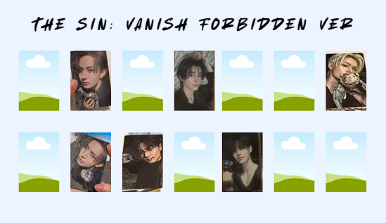 mhyxxxxx's tweet photo. ENHYPEN THE SIN: VANISH ALBUM PC PREVIEW SO FAR

Forbidden Ver | Storm Ver
Afterlight Ver | Fugitives Ver https://t.co/BnnObwfFS6