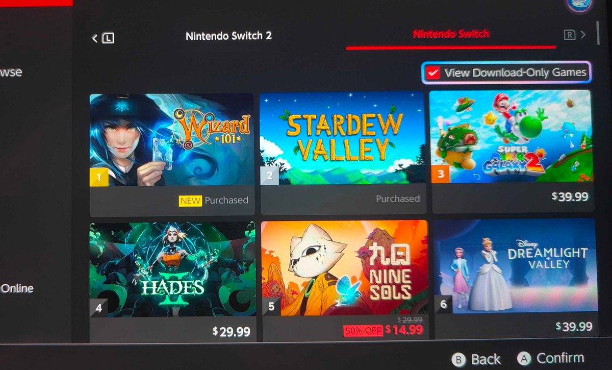 Filtering by games that are download-only, Wizard101 is #1, surpassing Stardew Valley.