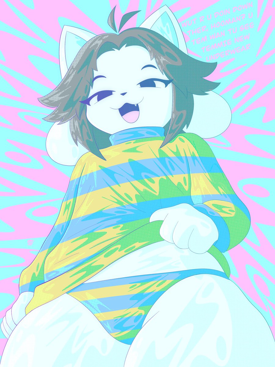 Temmie being silly :3