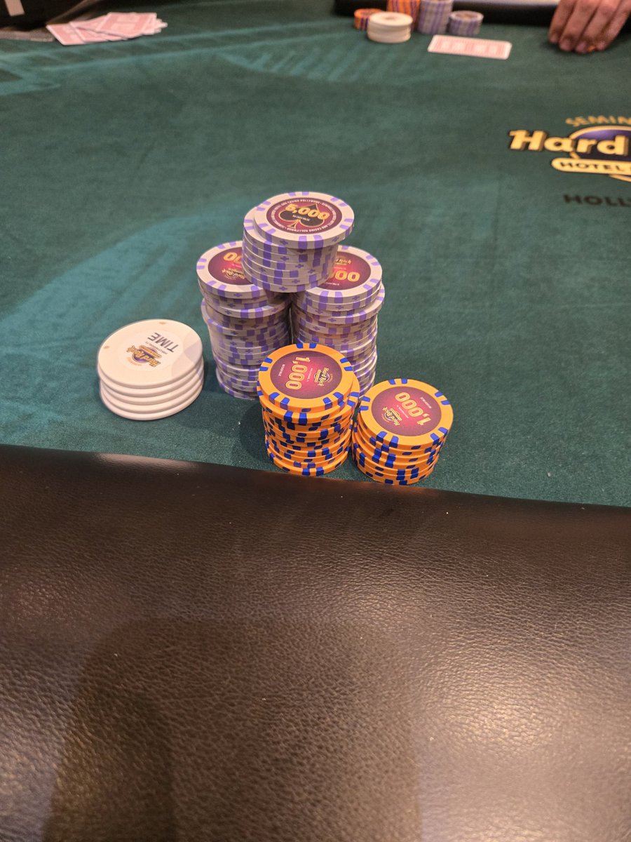 In the 💰 in the 1100 deep stack <a href="/HardRockHolly/">Seminole Hard Rock Hollywood</a>