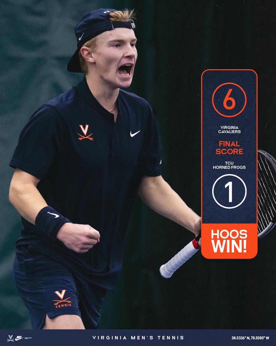 Starting the season strong 💪

No. 3 Virginia wins 6-1 against No. 3 TCU in its first dual match of the season #GoHoos