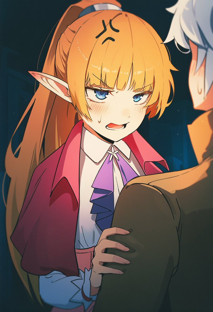 RandomAILewds's tweet image. Lefiya has this little sister vibe that is both cute and funny at the same time

#Danmachi #Lefiya