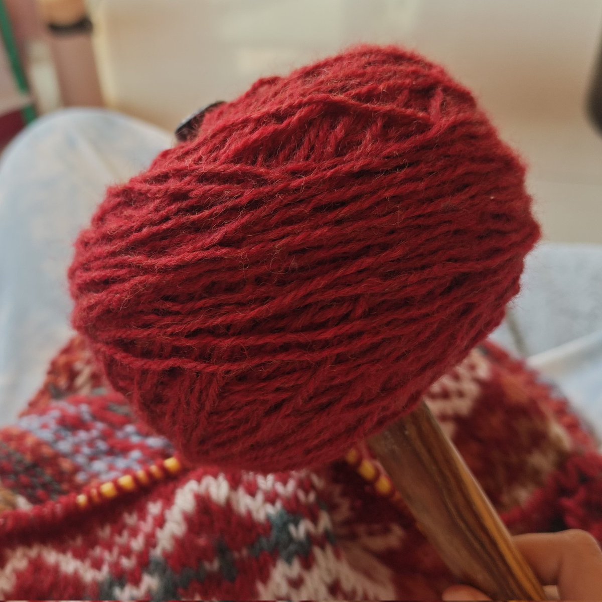 古法擀面杖绕线。。