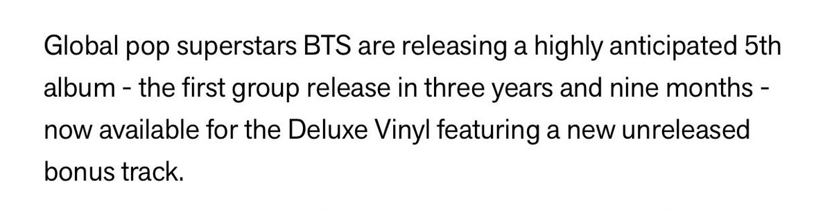 sugatradamus's tweet image. arirang deluxe version includes a BONUS track so we have 15 songs in total