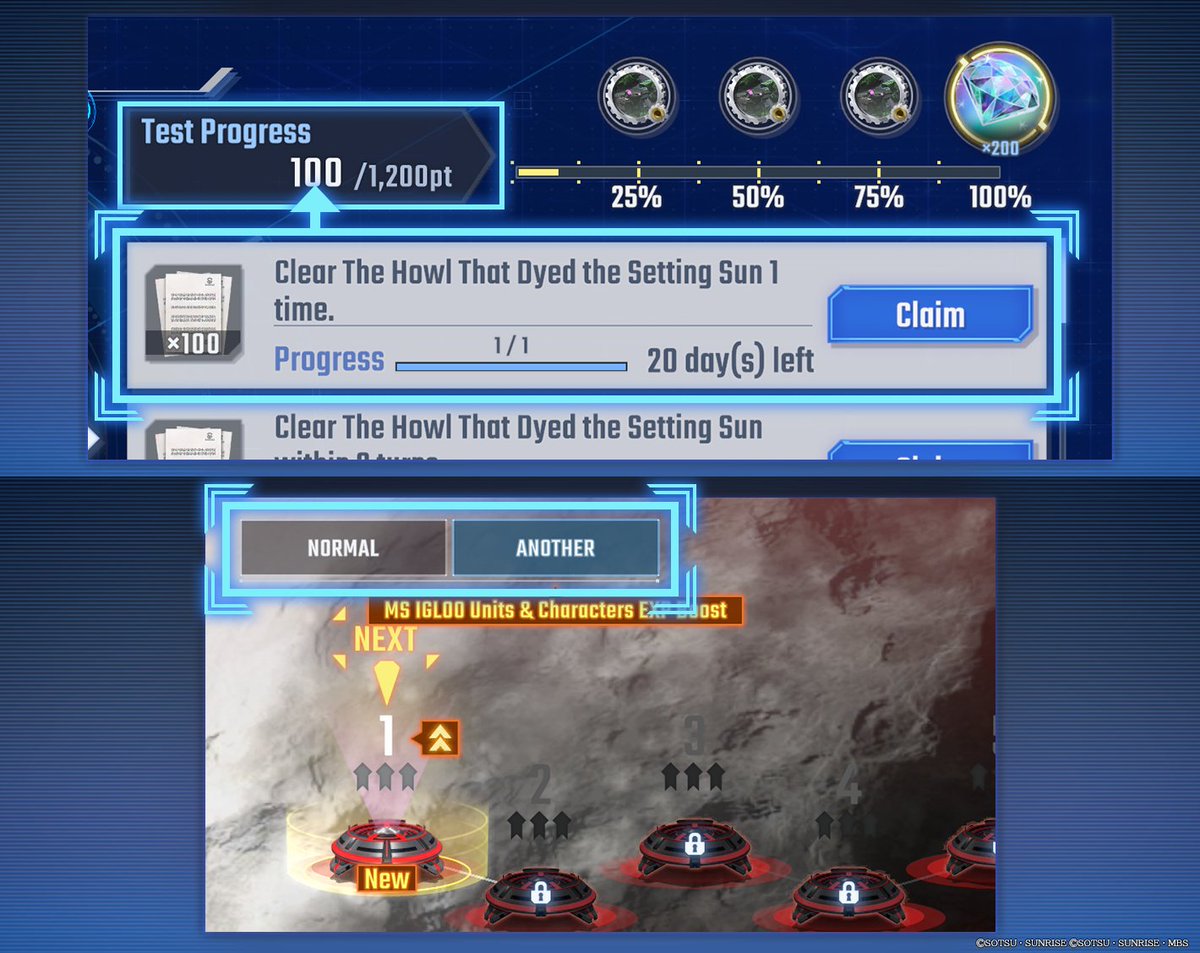 ggene_eternalEN's tweet image. ▼ Event Guide: How to Play
■ Evaluation Tests
Passing the Evaluation Test for a Unit will grant you Technical Evaluation Reports specific to that Unit.
Collect them to get Unit Limit Break Materials and Diamonds!

■ ANOTHER
ANOTHER Stages are high-difficulty Story Events for…