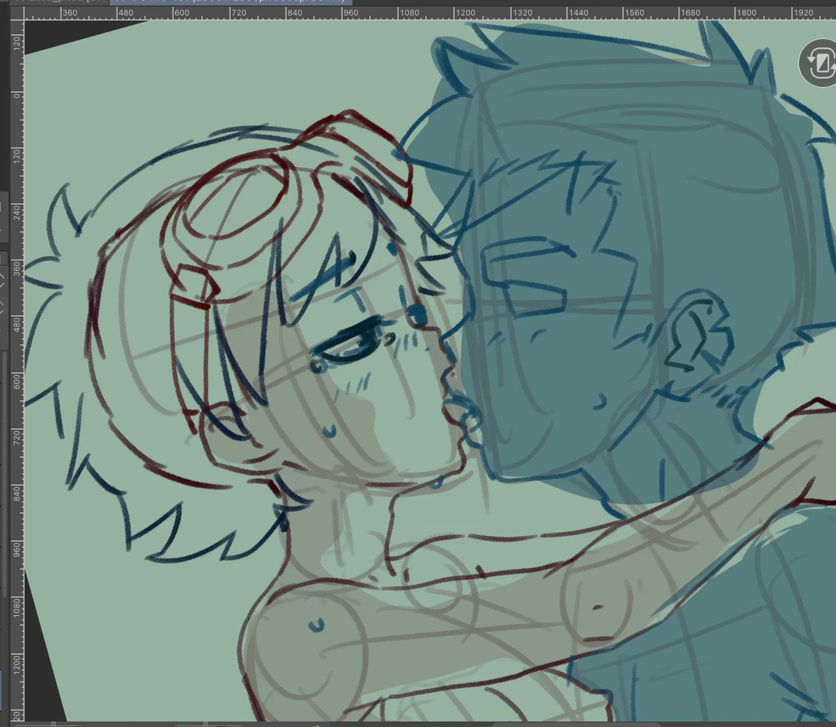 おskebwip
依頼内容改めて確認したら、あともう一枚描かないといけない事に気付いて、急遽描く。不覚。 