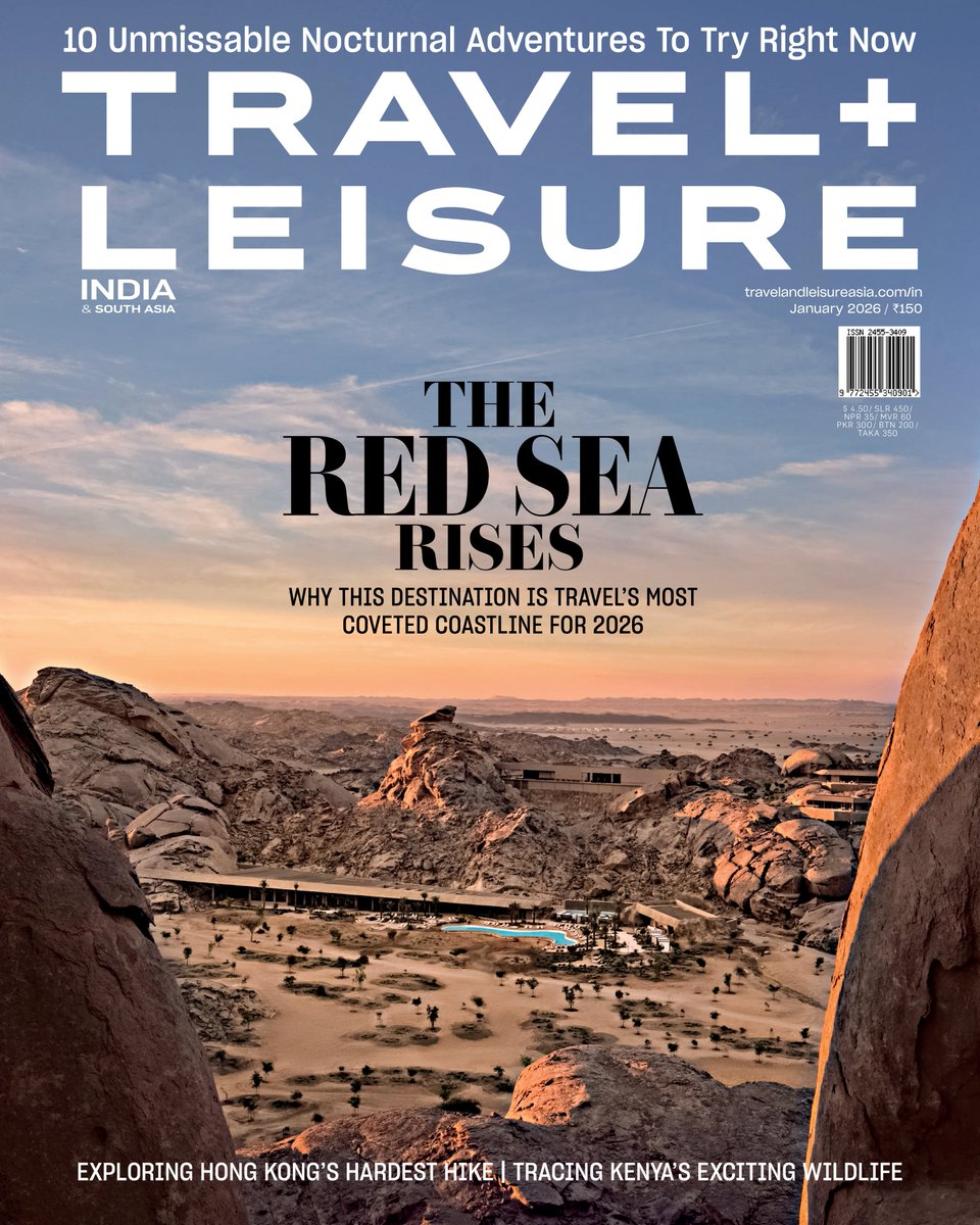 TNLIndia's tweet image. Introducing our January cover — where a new chapter of global travel comes into focus. This issue celebrates the wild spirit of exploration — daring experiences, powerful terrain, and moments that push you beyond the familiar.

#Saudi #AdventureandWildlife #TLIndia