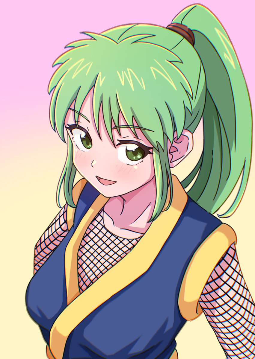 hakuino_hakase's tweet image. 父の絵柄に寄せて描いたヤエちゃんと自分の絵柄で描いたヤエちゃん（再掲）