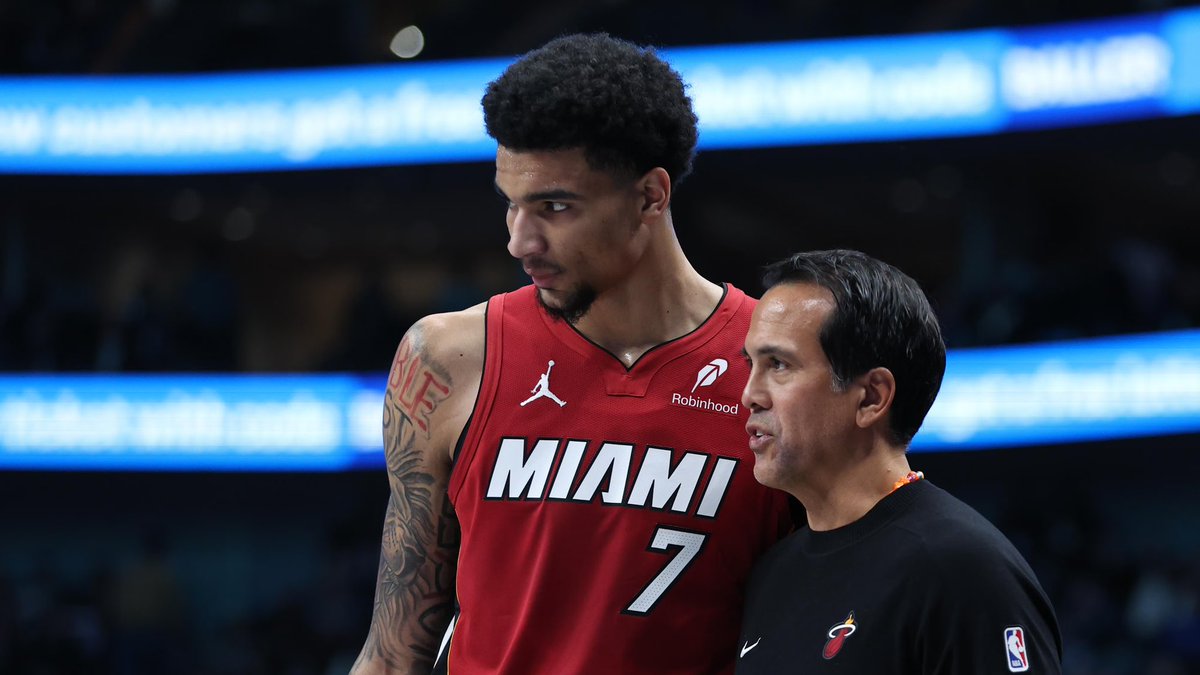 HeatCulture13's tweet image. A key quote from Spo at the end of this clip on Kel’el Ware 😬

“With young players sometimes they’ll subconsciously say ‘hey I’ll play poorly until you give me the minutes I think I deserve.’ That’s not how this works”

Is Coach Spo implying Ware isn’t playing good on purpose…