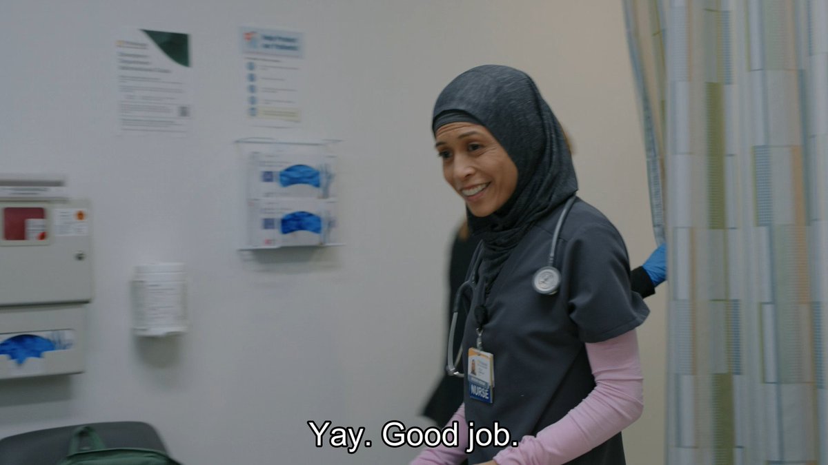 runinism's tweet image. i really like how good perlah is with kids it's so sweet ☹ #thepitt