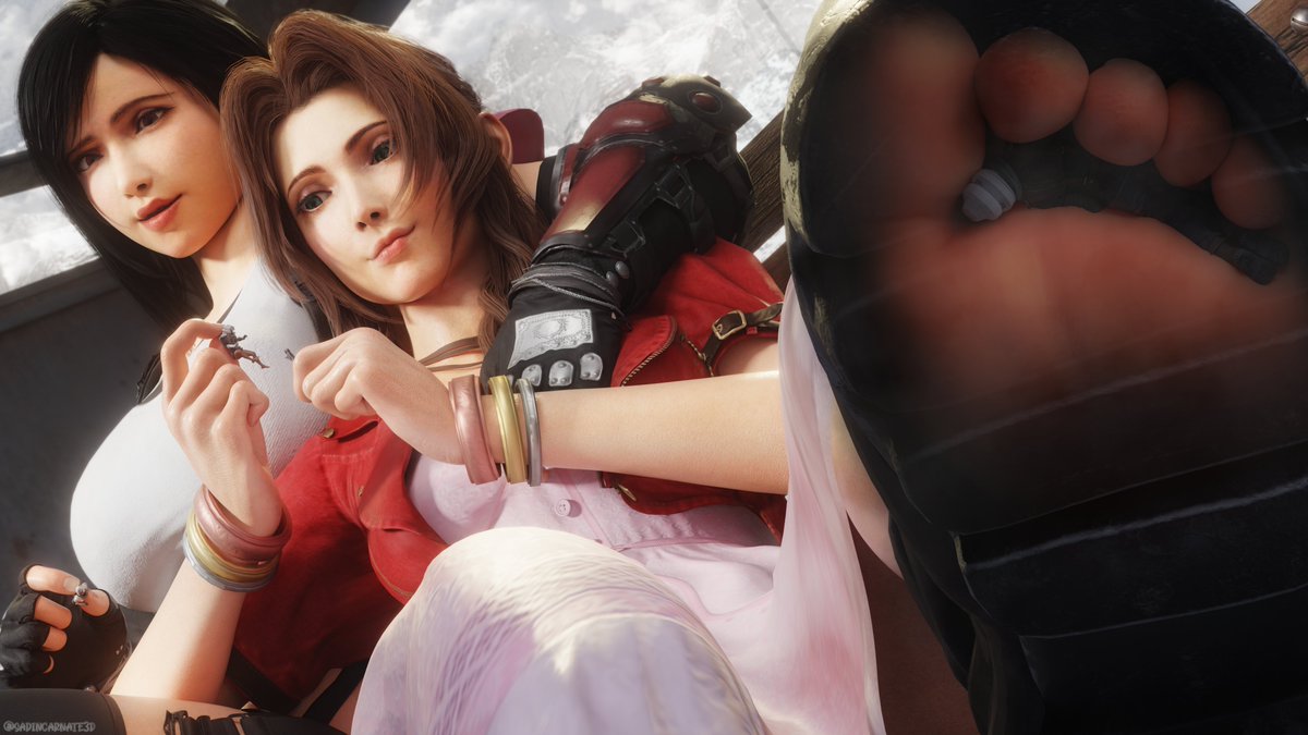 To Aerith, anything small left on the battlefield was considered an "item" that belonged to the party, no matter the state it existed in prior to the battle's conclusion.