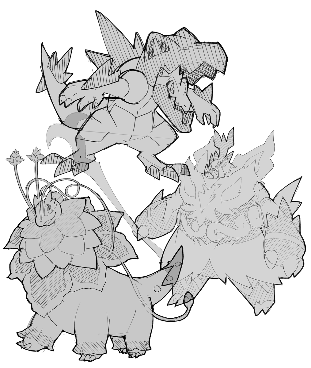 mega pokemon doodle