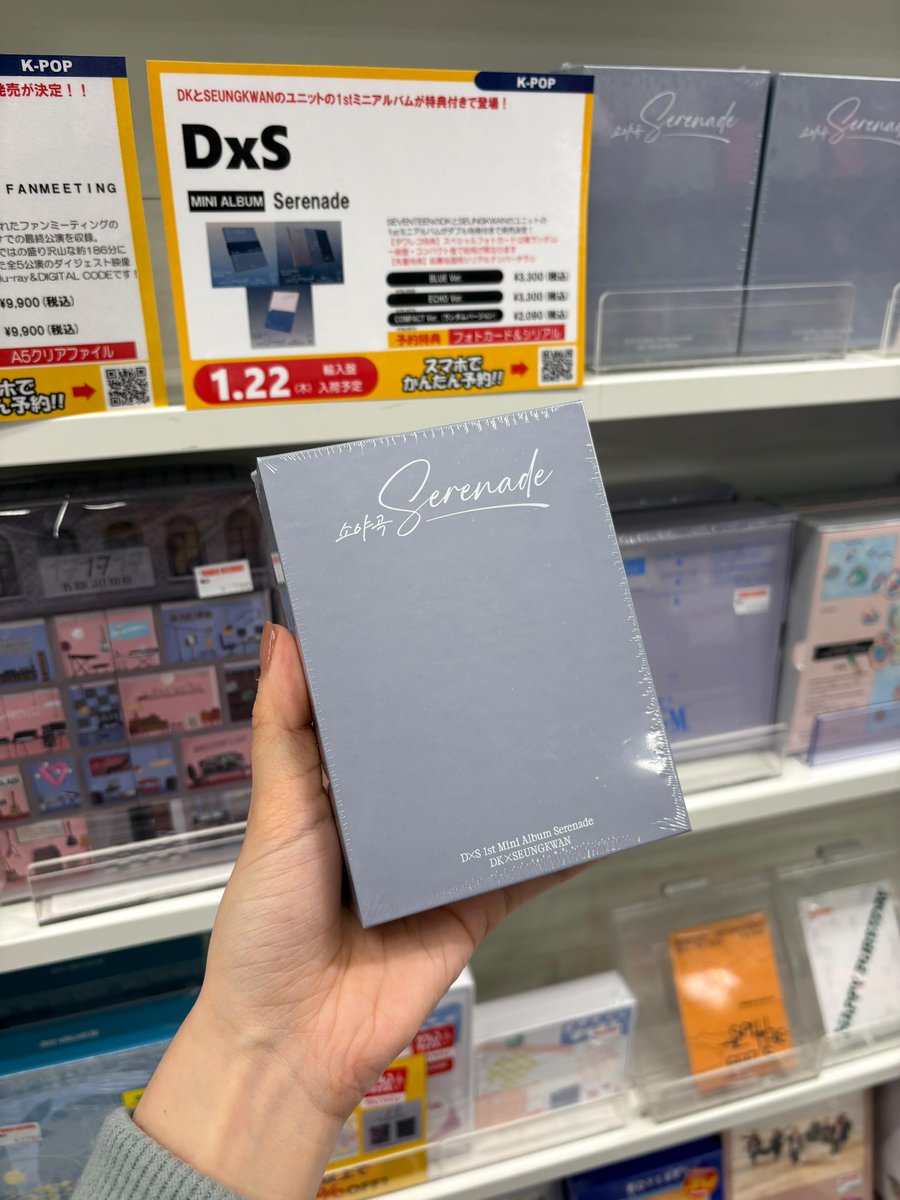 DxS (#SEVENTEEN) 】 1st Mini Album『#Serenade』 KIT ver. が入荷