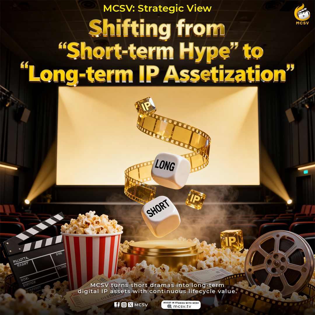 MCSV_Music's tweet photo. 💸 MCSV: Strategic View — Shifting from "Short-term Hype" to "Long-term IP Assetization"
MCSV transforms short dramas into long-term digital asset packages for continuous IP value.
🔗 https://t.co/Ih2TCkwajS
#LongTermIP #Assetization #CopyrightProtection #ShareDistribution https://t.co/7EZrpteyFX