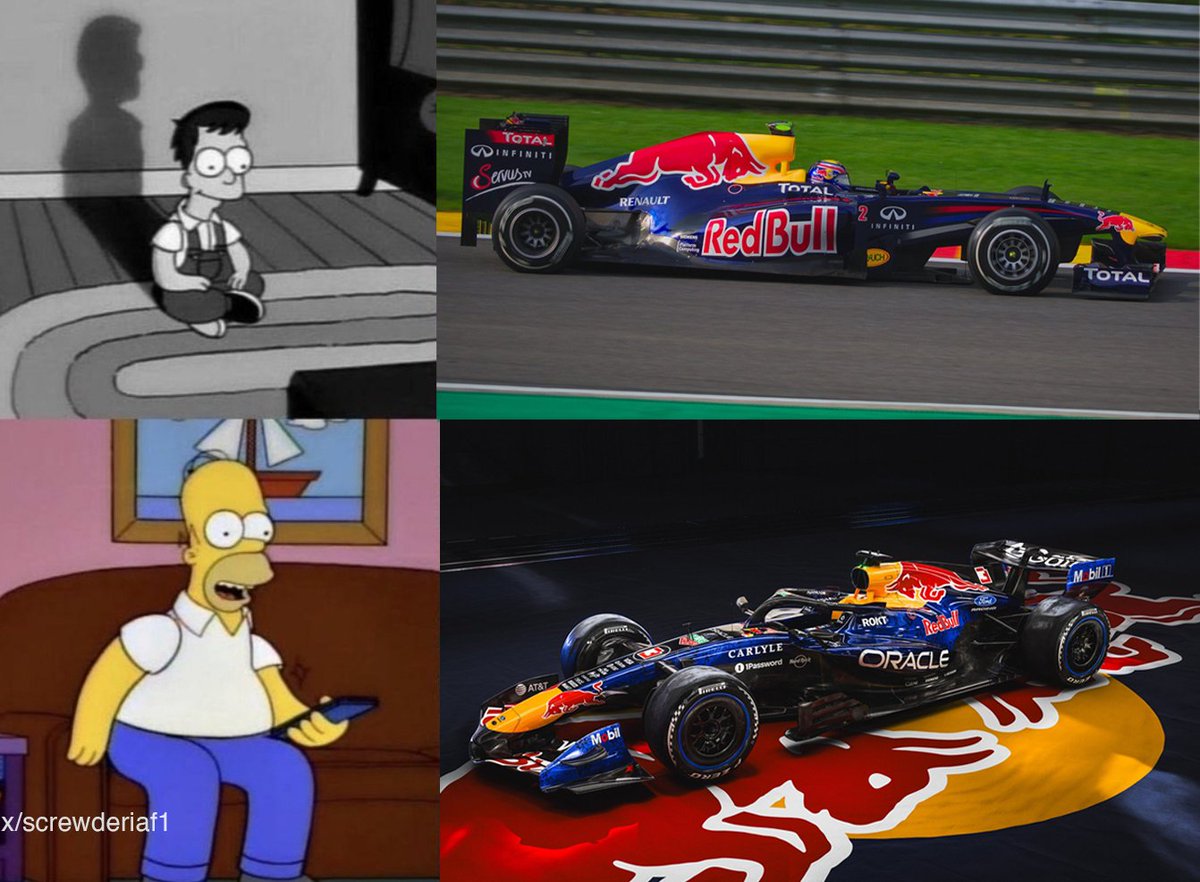 ScrewderiaF1's tweet image. Red Bull cooked with the glossy livery again